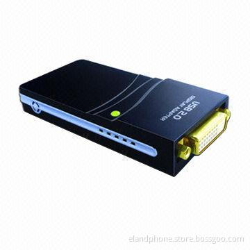 USB to DVI Multiple Displaying Adapter, 1280 x 1024 Pixels Maximum Resolution